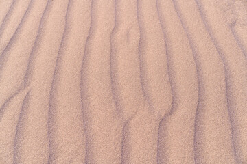 Fototapeta na wymiar Sand pattern of the beach.