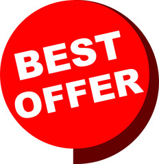 Red Vector Banner best offer