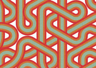 Colour Hexagon Tile Connection art background design illustration