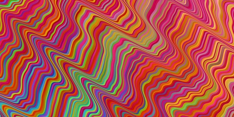 Light Multicolor vector background with bows. Illustration in abstract style with gradient curved.  Best design for your ad, poster, banner.