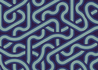 Colour Hexagon Tile Connection art background design illustration