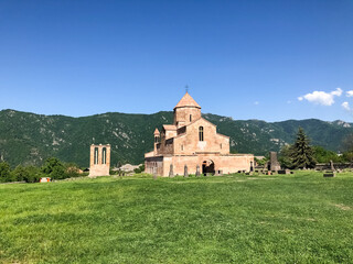 old Armenian church in the field