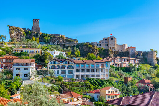 View Of Kruja Castle In Albania