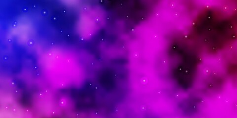 Light Multicolor vector pattern with abstract stars. Colorful illustration with abstract gradient stars. Pattern for wrapping gifts.