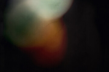 Colorful light effect on black background. Retro film photography effect. Analog foto. Frame. redaction. 90s