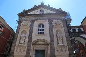 Fototapeta na wymiar Capua - Facciata della Chiesa della Santissima Annunziata