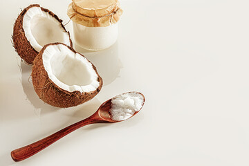 Ripe coconut.