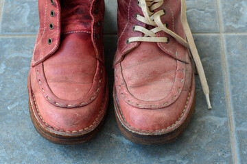 I have maintained my red leather boots.