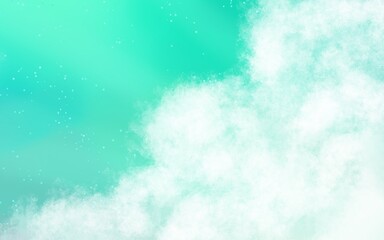 Soft clouds background. digital painting