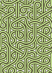 Obraz premium Colour Hexagon Tile Connection art background design illustration