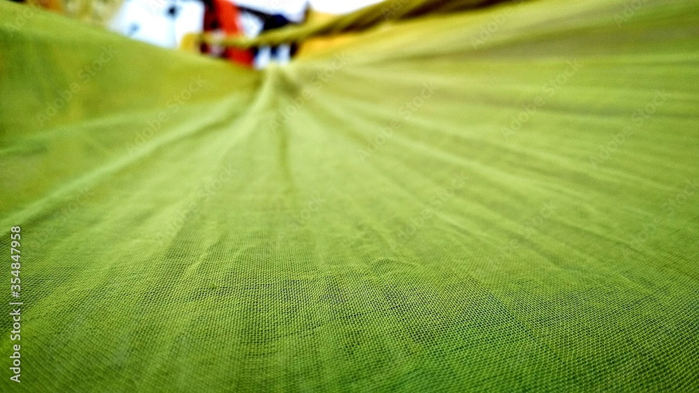 Wall mural Low angle shot of a golf course