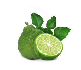 Bergamot isolated on white background.