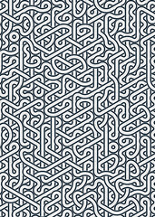 Colour Hexagon Tile Connection art background design illustration