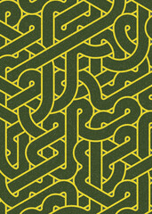 Colour Hexagon Tile Connection art background design illustration