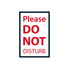 Please do not disturb icon