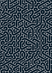 Colour Hexagon Tile Connection art background design illustration