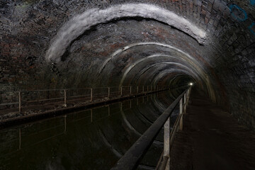 Netherton canal tunnel in Dudley UK