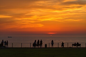 atardecer en el Cantabrico
