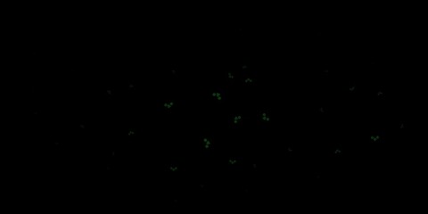 Dark Green vector backdrop with mystery symbols.