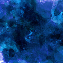 Dark blue watercolor texture, abstract background