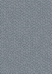 Colour Hexagon Tile Connection art background design illustration