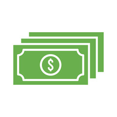 Dollar money icon