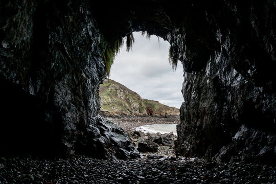 cave in the sea in Sark