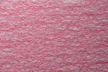 Abstract red and white background. Red thread