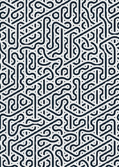 Colour Hexagon Tile Connection art background design illustration