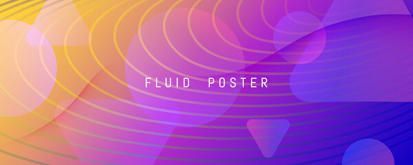 Fluid Abstract. Flow Movement. 3d Shape Texture. 