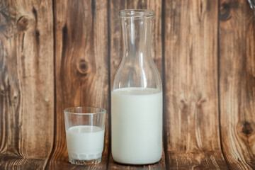 glass of milk
milk bottle