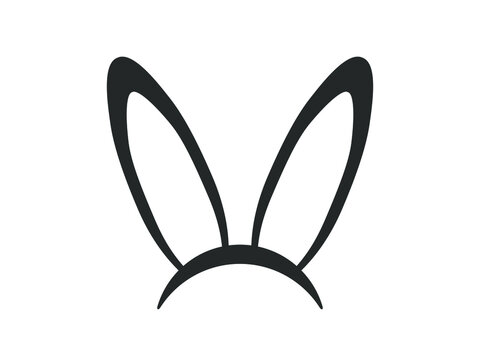 Rabbit Ears Icon. Rabbit Ears Vector Illustration. Easter Icon. 