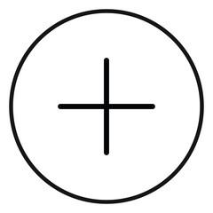 Fototapeta premium Add | Plus | Addition | Icon 