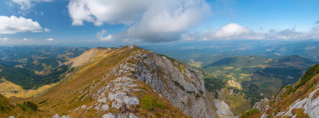 Hajla peak at Rugova mountains in Kosovo