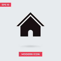 Home vector icon, simple sign for web site and mobile app.