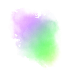 Fototapeta na wymiar purple green watercolor