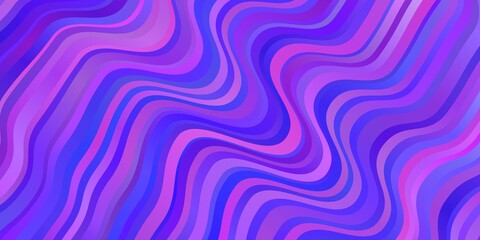 Light Purple, Pink vector pattern with wry lines.