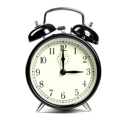 alarm clock isolated on white