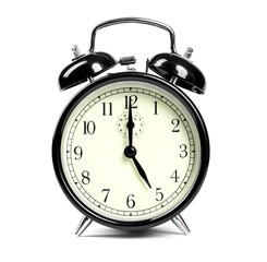 alarm clock isolated on white