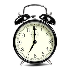 alarm clock isolated on white