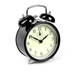 alarm clock isolated on white