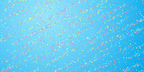 Festive confetti. Celebration stars. Colorful star