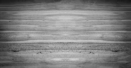 Naklejka premium Wood surface of black and white wood wall for background and texture.