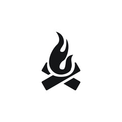 bonfire icon vector