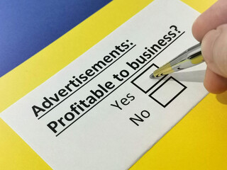 Obraz premium Questionnaire