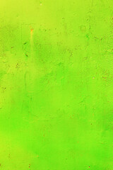 Bright background old damaged wall with cracks, scratches, painted with yellow paint. Textured background for your concept or project. Great background or texture.