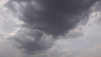 Obraz premium storm clouds timelapse