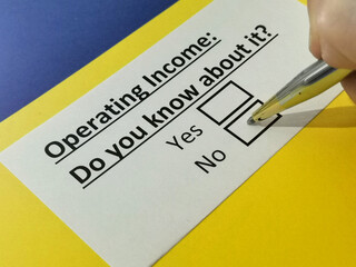 Obraz premium Questionnaire