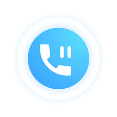 Hold Phone Call -  Icon