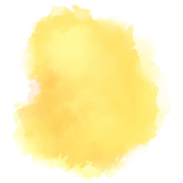 Yellow Watercolor Background
